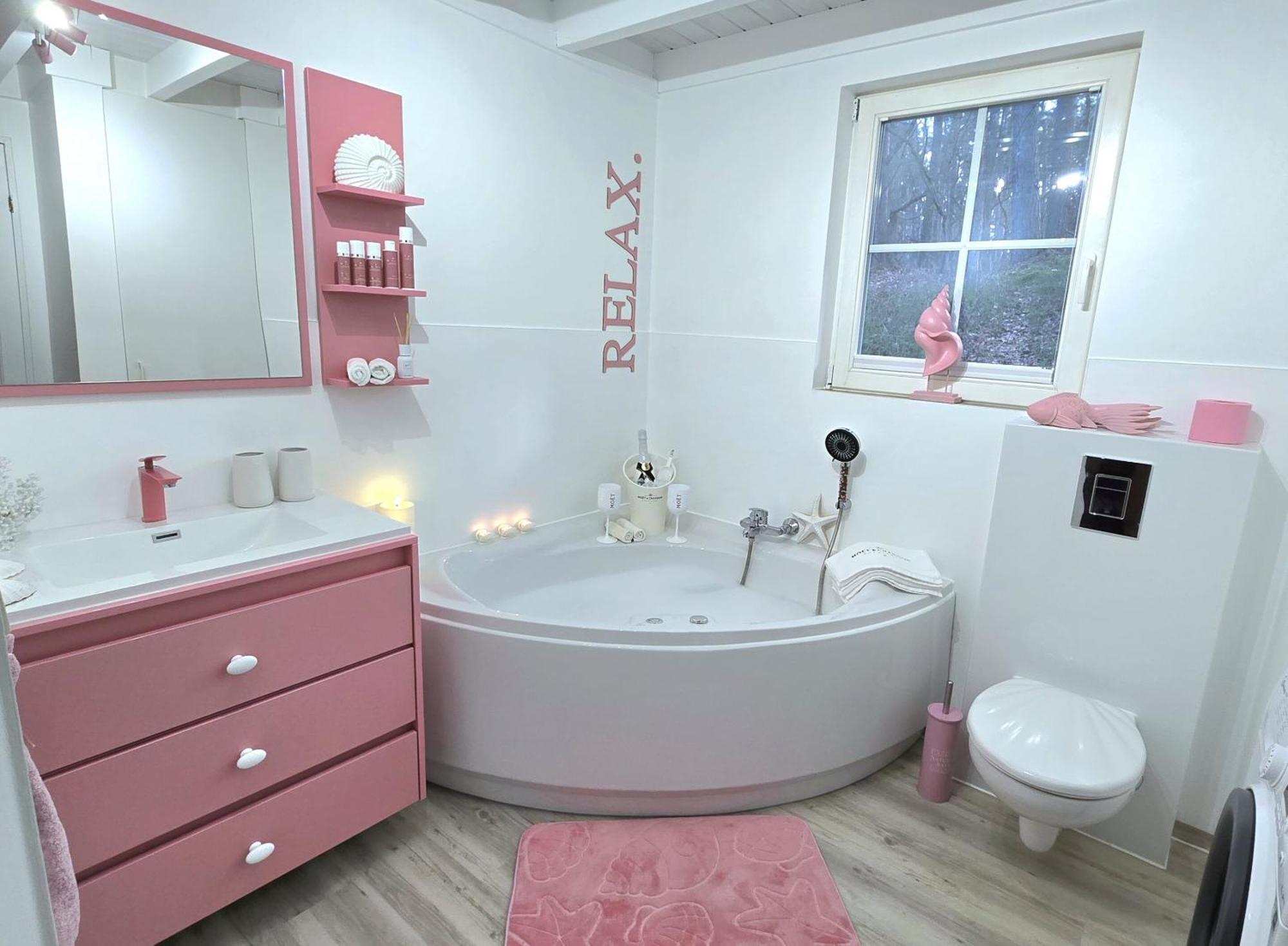 Pink Und Meer - Meerblick, Sauna, Kamin & Whirlpool バーベ エクステリア 写真