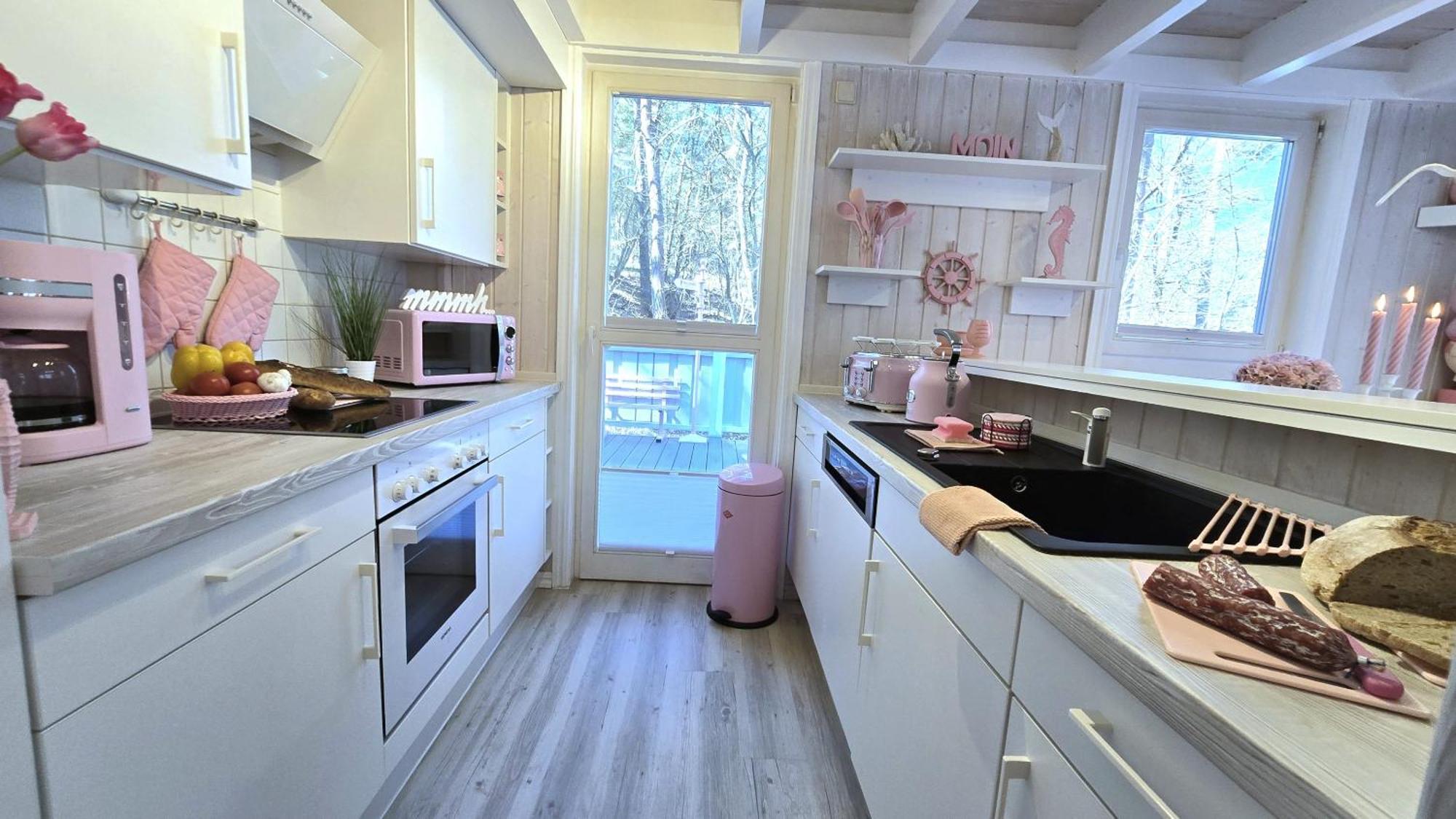 Pink Und Meer - Meerblick, Sauna, Kamin & Whirlpool バーベ エクステリア 写真