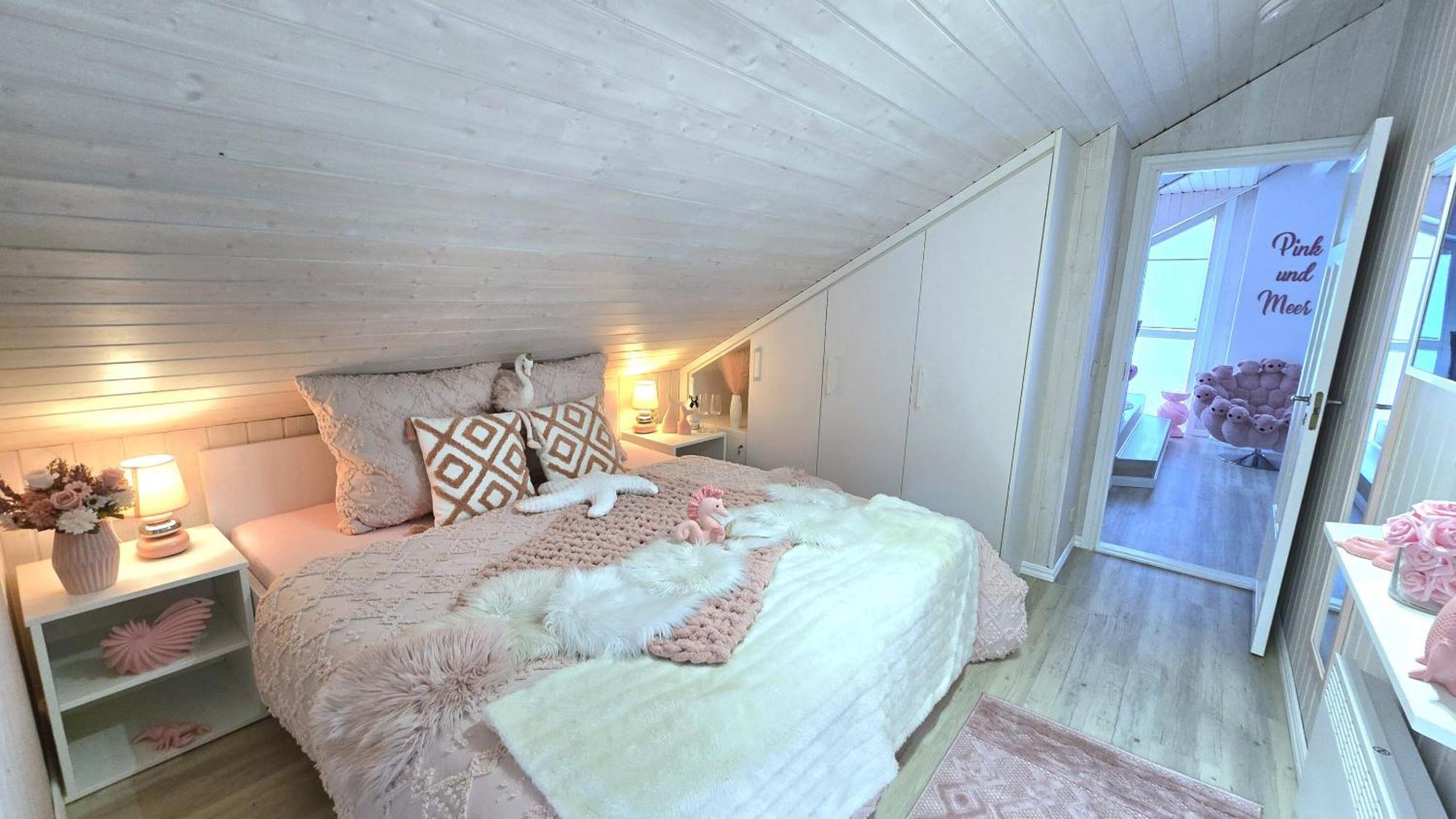 Pink Und Meer - Meerblick, Sauna, Kamin & Whirlpool バーベ エクステリア 写真
