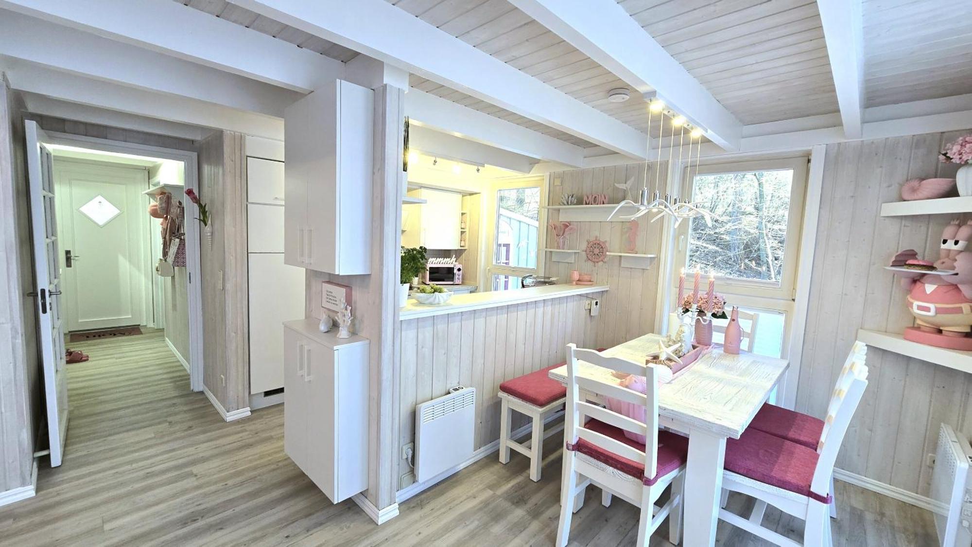 Pink Und Meer - Meerblick, Sauna, Kamin & Whirlpool バーベ エクステリア 写真